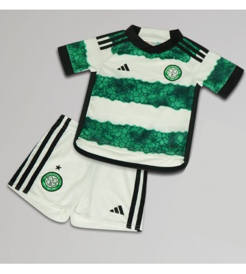 Lacne Dětský Futbalové dres Celtic 2023-24 Krátky Rukáv - Domáci (+ trenírky)
